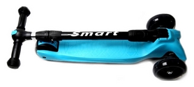 Самокат трехколесный складной Smart Music, синий (507732783) - Фото №2