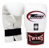 Перчатки снарядные кожаные Twins Muay Thai Bag Gloves, белые (FP-TW-G-020-WH)