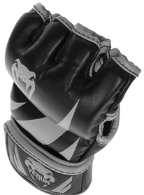 Перчатки для MMA Venum Challenger Gloves-Skintex Leather, черно-серые (FP-0666-GR) - Фото №4