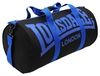 Сумка спортивная женская Lonsdale Barrel Bag FP-SA-S2, черно-синяя (2962760006204)