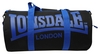 Сумка спортивная женская Lonsdale Barrel Bag FP-SA-S2, черно-синяя (2962760006204) - Фото №2