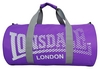 Сумка спортивна Lonsdale Barrel Bag 2.0 FP-705013, фіолетова (2976890032255)