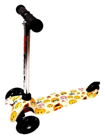Самокат трехколесный Scooter Mini Best Smiley, черный (513859762)