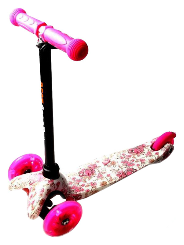 

Самокат трехколесный Scooter Mini Best Flowers, фиолетовый (191925885