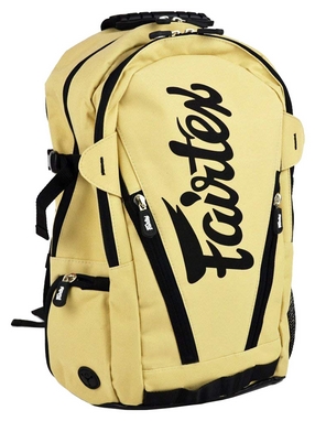 Рюкзак спортивный Fairtex Compact Back Pack FP-BAG8, бежевый (2976890017535)
