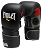 Перчатки снарядные кожаные Everlast Protex2 Clinch Strike Pro Gloves, черные (FP-7212)