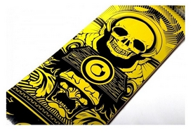 Лонгборд Penny Drop Through Skull, желтый (2108002959) - Фото №2