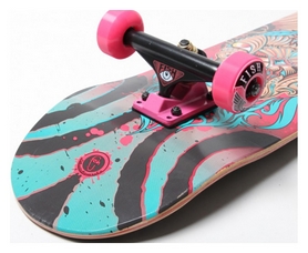 Скейтборд деревянный Fish Skateboard Aries, розовый (1967421749) - Фото №2