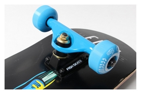 Скейтборд деревянный Fish Skateboard Finger, голубой (1736302984) - Фото №4