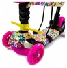 Самокат четырехколесный Scooter "Божья коровка" 5 in 1 Flowers, розовый (962310442) - Фото №3