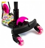 Самокат четырехколесный Scooter "Божья коровка" 5 in 1 Flowers, розовый (962310442) - Фото №4