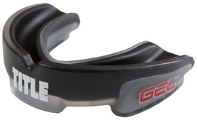 Капа боксерська Title Gel Triple-Shox Mouth Guard FP-GTSMG, чорно-сіра (2962760000967)