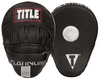 Лапы тренировочные Title Platinum Punch Mitts FP-PPM – черные, натуральная кожа (2976890016538)