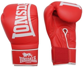 Перчатки боксерские Lonsdale Challenger Boxing Gloves, красный (FP-E-PB13) - Фото №2