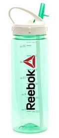 Пляшка спортивна Reebok RABT-P65GNWORD - зелена, 0,65 л