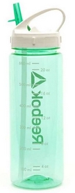 Бутылка спортивная Reebok RABT-P65GNWORD - зеленая, 0,65 л - Фото №2