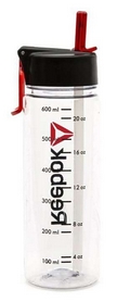 Бутылка спортивная Reebok RABT-P65CLWORD - белая, 0,65 л