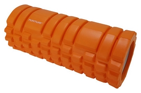 Валик массажный для йоги Tunturi Yoga Grid Foam Roller - оранжевый, 33 см (14TUSBC001) - Фото №2