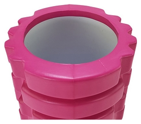 Валик массажный для йоги Tunturi Yoga Grid Foam Roller - розовый, 33 см (14TUSYO026) - Фото №4