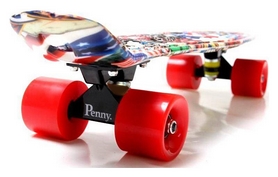 Пенни борд Penny Board Graffiti NBA, разноцветный (580603164) - Фото №3