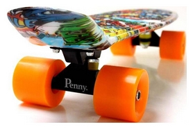 Пенни борд Penny Board Graffiti Sponge Bob, разноцветный (1692596941) - Фото №3
