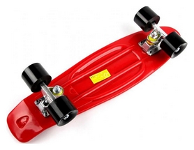 Пенни борд Penny Board Red + защита, красный (1582398765) - Фото №3
