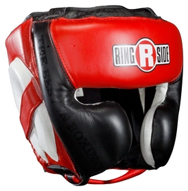 Шлем тренировочный Ringside Mexi-Flex Headgear, черно-красный (FP-MHG 2)