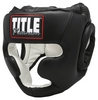 Шлем тренировочный Title Platinum Full Face Training Headgear, черный (FP-PHGF)