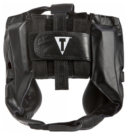 Шлем тренировочный Title Hi-Performance Leather Headgear, черный (2976890027077) - Фото №3