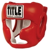 Шлем тренировочный Title Pro Full Face Training Headgear, красный (FP-THGFF)