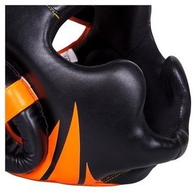 Шлем боксерский Venum Challenger 2.0 Headgear, черно-оранжевый (2962760005146) - Фото №3