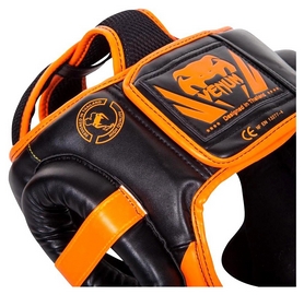 Шлем боксерский Venum Challenger 2.0 Headgear, черно-оранжевый (2962760005146) - Фото №4