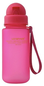 Бутылка для воды спортивная Uzspace 3024PK - розовая, 400 мл