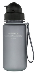 Бутылка для воды спортивная Uzspace 3024GR - серая, 400 мл