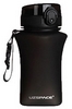 Бутылка для воды спортивная Uzspace 6007BK - черная, 350 мл