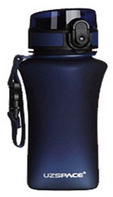 Бутылка для воды спортивная Uzspace 6007DB - синяя, 350 мл