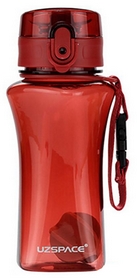 Бутылка для воды спортивная Uzspace 6005RD - красная, 350 мл