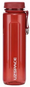 Бутылка для воды спортивная Uzspace 6004RD - красная, 950 мл