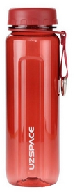 Бутылка для воды спортивная Uzspace 6002RD - красная, 500 мл
