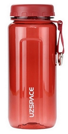 Бутылка для воды спортивная Uzspace 6001RD - красная, 350 мл
