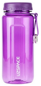 Бутылка для воды спортивная Uzspace 6001PL - фиолетовая, 350 мл