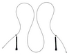 Скакалка регулируемая Tunturi Adjustable Skipping Rope with Bearings, черная (14TUSCF100) - Фото №6