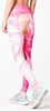 Лосины спортивные женские Berserk Сommonly Pink leaves (11466) - Фото №3