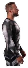 Рашгард для ММА с длинным рукавом Berserk Iron Men, черный (RS8907B) - Фото №3