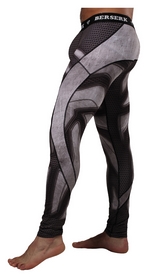 Штаны компрессионные Berserk Iron Man, черные (P8907B) - Фото №4