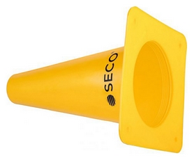 Конус тренировочный Secо - желтый, 15 см (18010304) - Фото №2