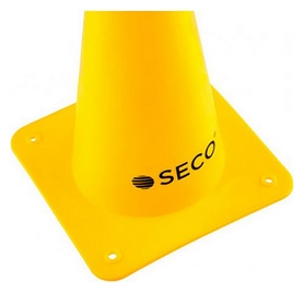Конус тренировочный Secо - желтый, 15 см (18010304) - Фото №3