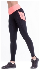 Лосины спортивные Berserk Fitnet, черно-розовые (L7035BF) - Фото №3