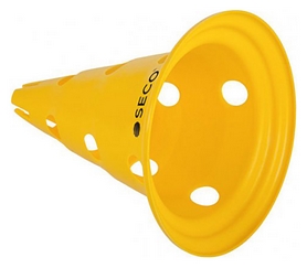 Конус тренировочный Secо - желтый, 30 см (18011104) - Фото №2