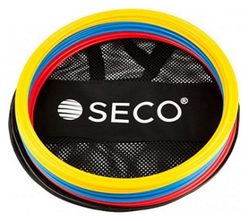Кольца тренировочные Seco - разноцветный, 40 см (18070100) - Фото №3